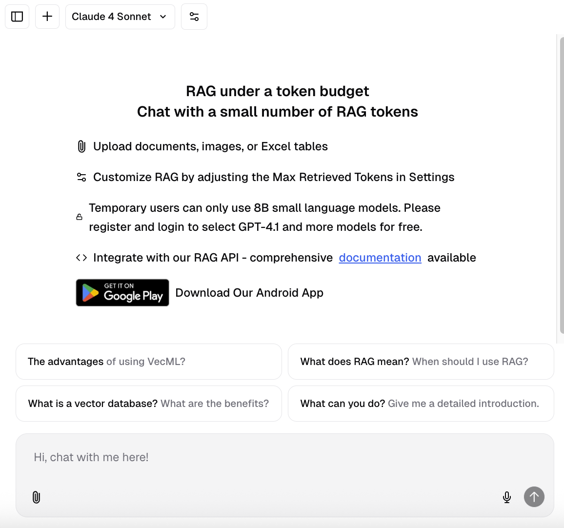 Chat Demo Interface Preview